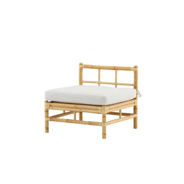 Cane Gartensofa Mittelsegment natur.