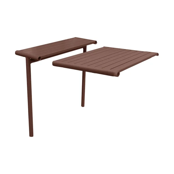 Cane-line Bliss Erweiterungsplatte und Beine 81x130 cm Desert red