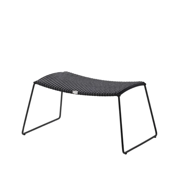 Cane-line Breeze Fußhocker Black