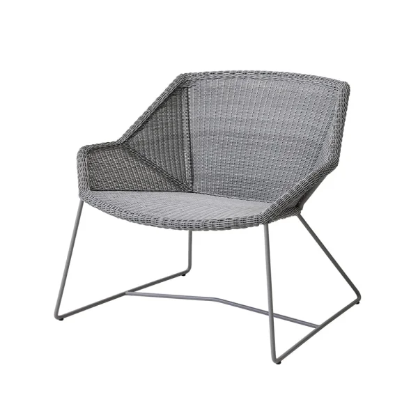 Cane-line Breeze Lounge-Sessel Weave Light Grey