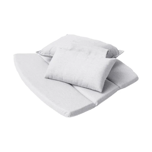 Cane-line Breeze Lounge-Sesselsitzgruppe mit hoher Rückenlehne Cane-line Matt Light Grey