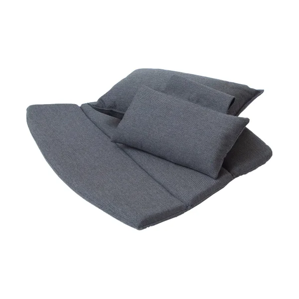 Cane-line Breeze Lounge-Sesselsitzgruppe mit hoher Rückenlehne Cane-line Matte Black