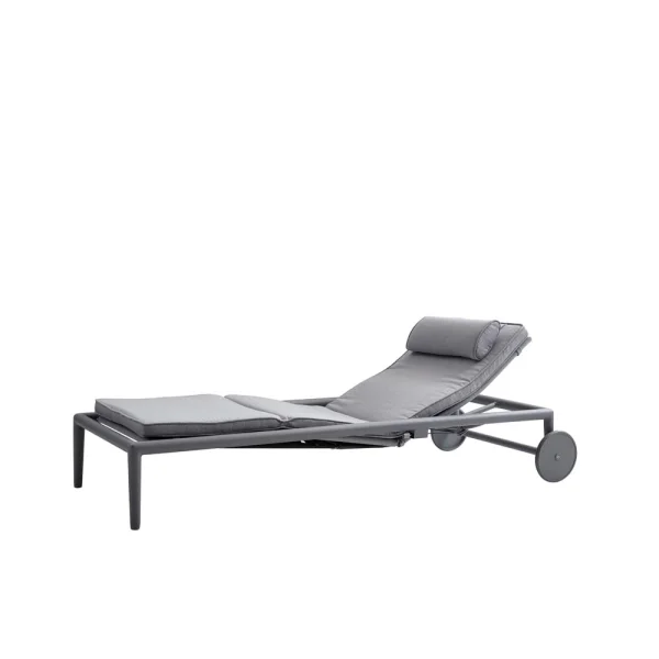 Cane-line Conic Sonnenliege Light Grey