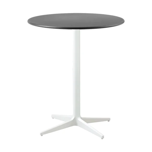 Cane-line Drop Café-Tisch Ø60 cm Lava Grey-Weiß