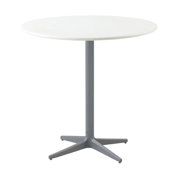 Cane-line Drop Café-Tisch Ø60 cm White-Light Grey