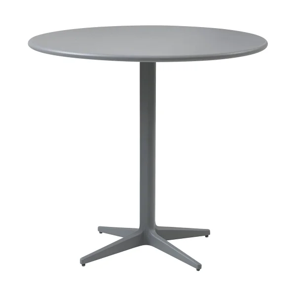 Cane-line Drop Café-Tisch Ø80 cm Light Grey-Light Grey