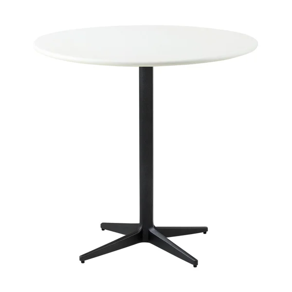 Cane-line Drop Café-Tisch Ø80 cm White-Lava Grey