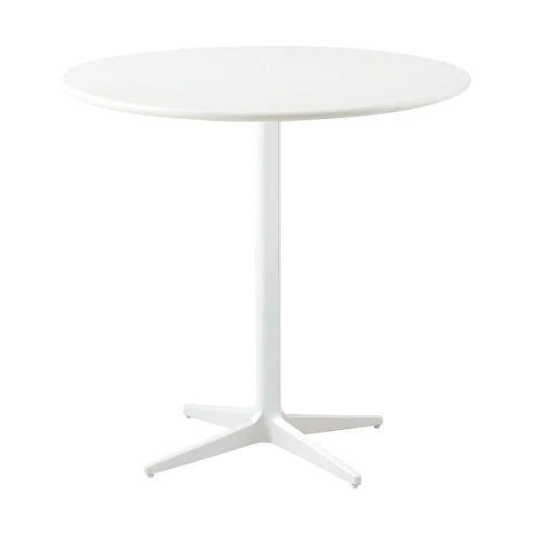 Cane-line Drop Café-Tisch Ø80 cm White-White