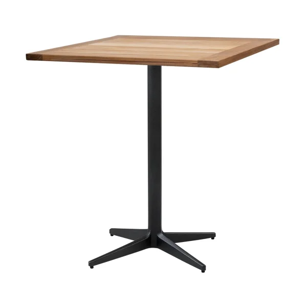 Cane-line Drop Café-Tisch Teak 72x72 cm Lava grau stativ