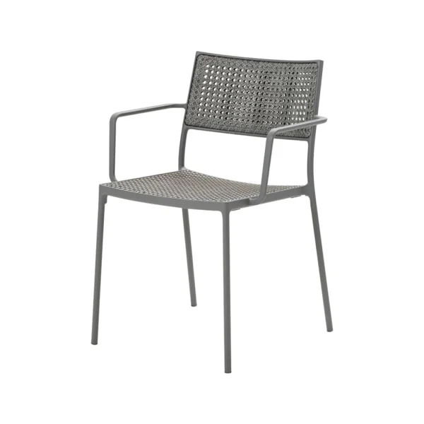 Cane-line Less Armlehnstuhl Light Grey