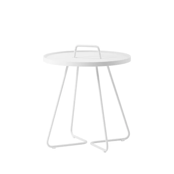 Cane-line On the move Tisch Ø44 cm White