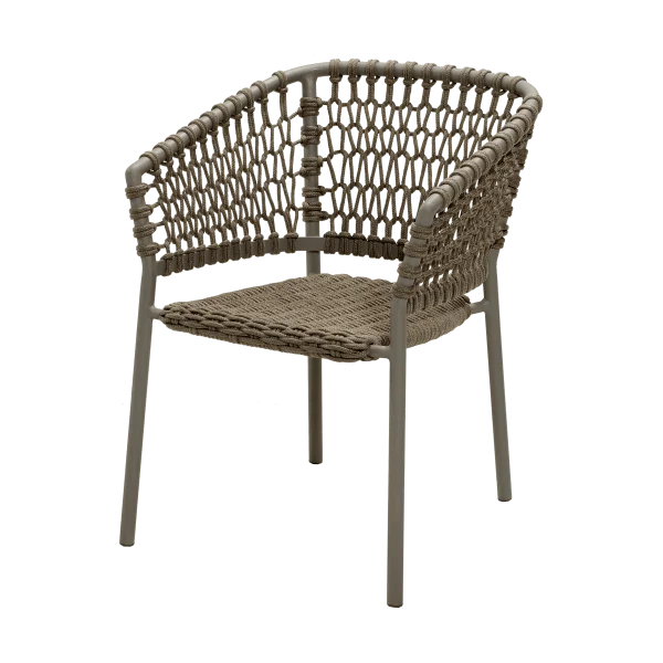 Cane-line Ozean Armlehnstuhl Soft Rope Taupe