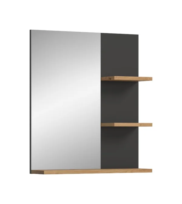 Canu Bad Spiegel Eiche Dekor, grau.