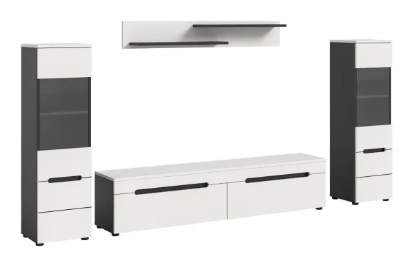 Canu Regal C14 System weiß, dunkelgrau.