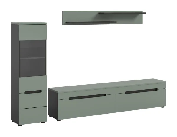 Canu Regal C9 System staubgrün, dunkelgrau.