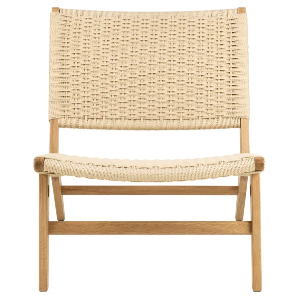 Carson Sessel Lounge-Sessel Holz weiß.