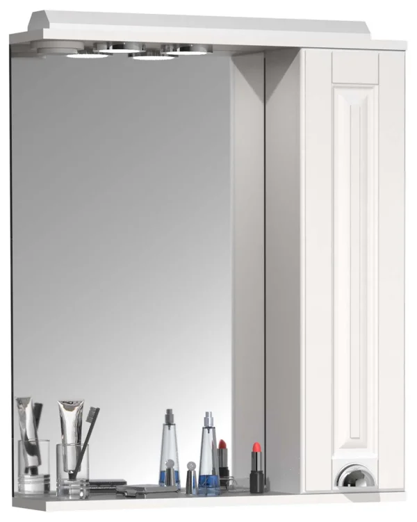 CasaloL Spiegelschrank Bad weiß.