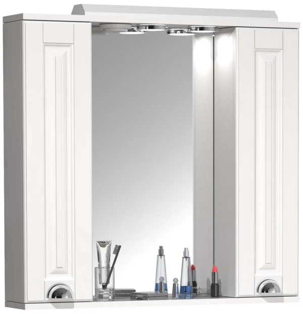 CasaloXL Spiegelschrank Bad weiß.
