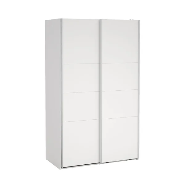 Catania Schiebetürenschrank 2 Türen 120x200cm weiß.
