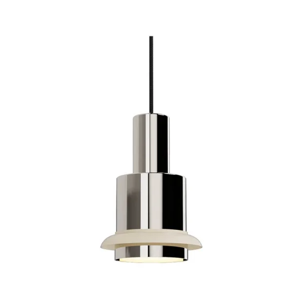 Chaumont Pendelleuchte Ø19xH28 Nickel/White - DCW