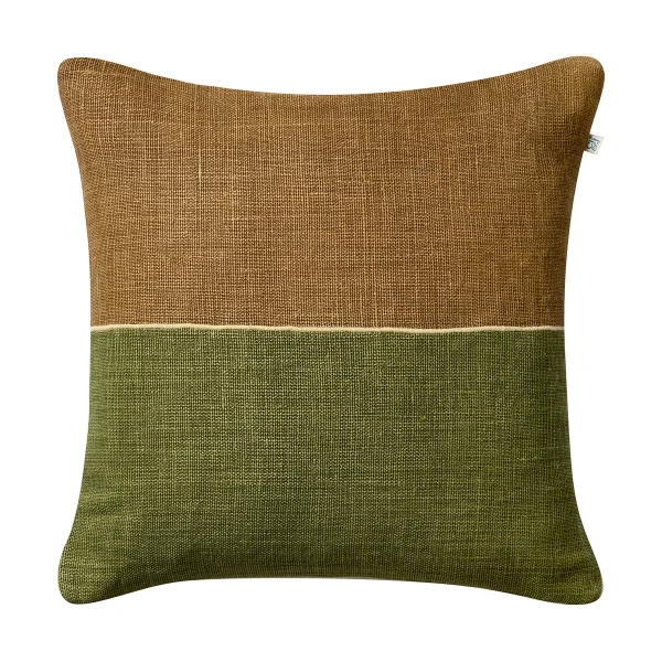 Chhatwal & Jonsson Amol Kissenbezug 50 x 50cm Taupe-cactus green