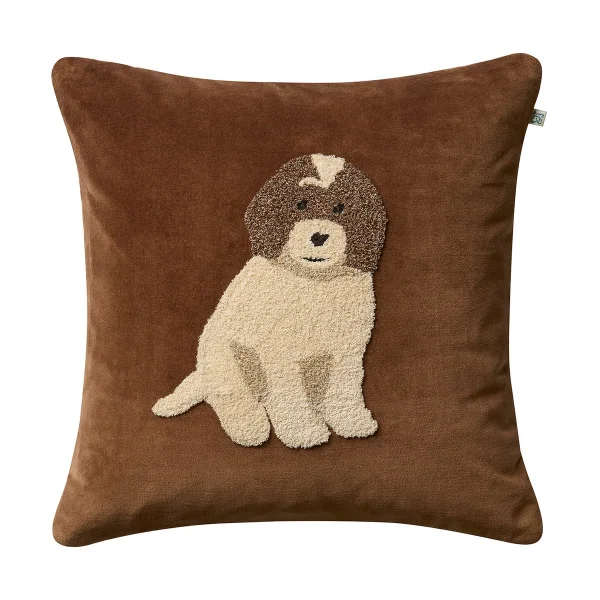 Chhatwal & Jonsson Doodle Kissenbezug 50x50 cm Cognac