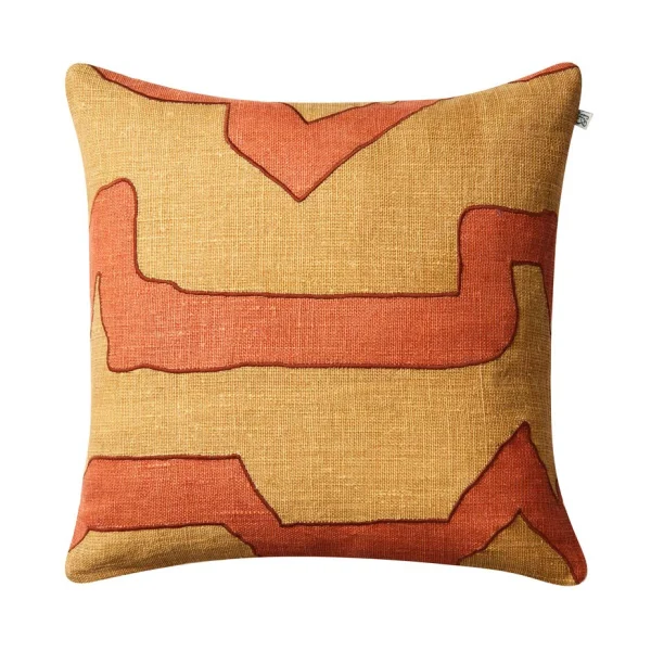 Chhatwal & Jonsson Sikkim Kissenbezug 50 x 50cm Apricot orange-khaki