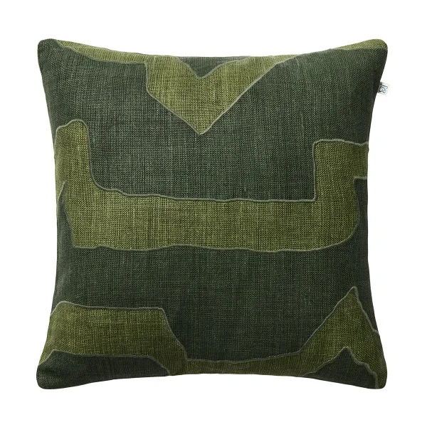 Chhatwal & Jonsson Sikkim Kissenbezug 50 x 50cm Forest Green-Green