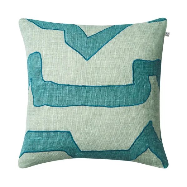 Chhatwal & Jonsson Sikkim Kissenbezug 50 x 50cm Heaven blue-aqua