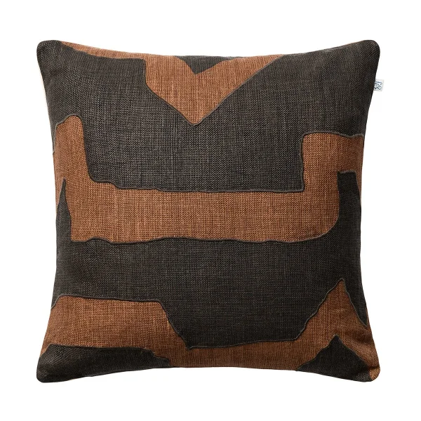 Chhatwal & Jonsson Sikkim Kissenbezug 50 x 50cm Taupe-Dark Brown
