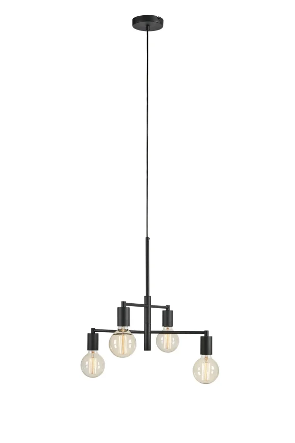 Cielo Deckenlampe Schwarz 4 Lampen