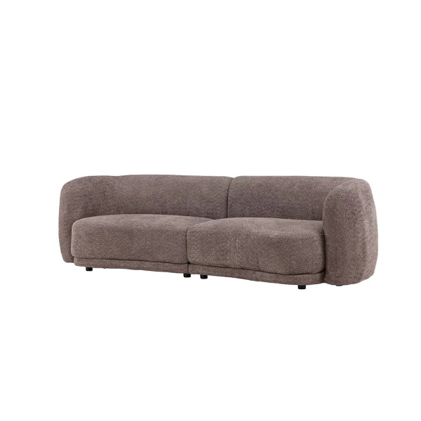 Cielo Sofa 3-Sitzer braun.