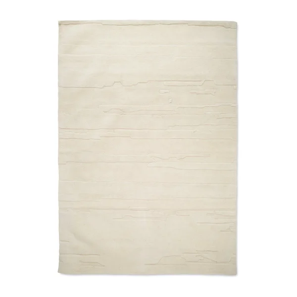 Classic Collection Carved Wollteppich 170 x 230cm Ivory