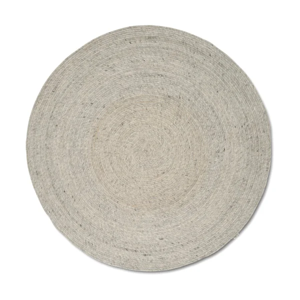 Classic Collection Merino Wollteppich rund Ø240 cm Beton