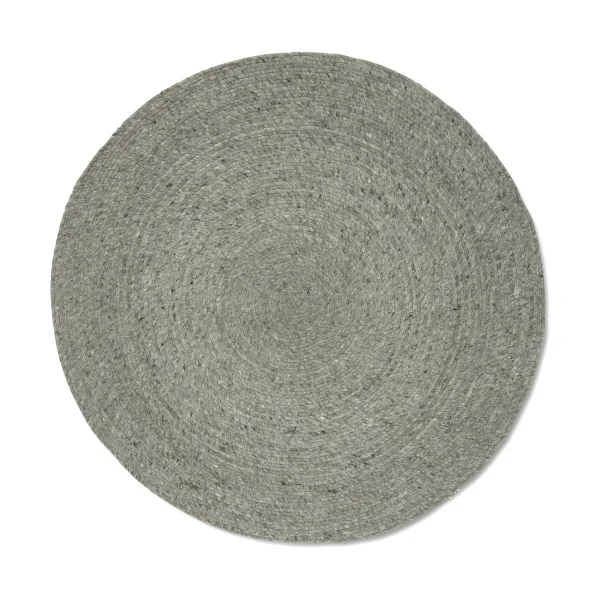 Classic Collection Merino Wollteppich rund Ø240 cm Green