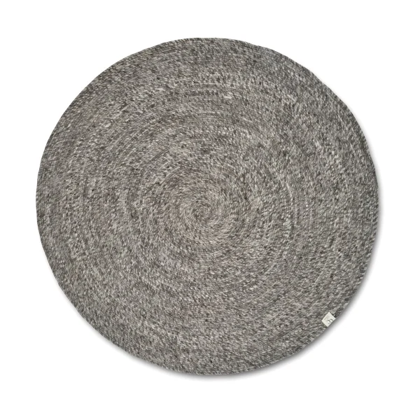 Classic Collection Merino Wollteppich rund Ø240 cm Grey