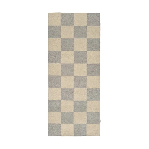 Classic Collection Squares Läufer Grey-natural, 80x200 cm