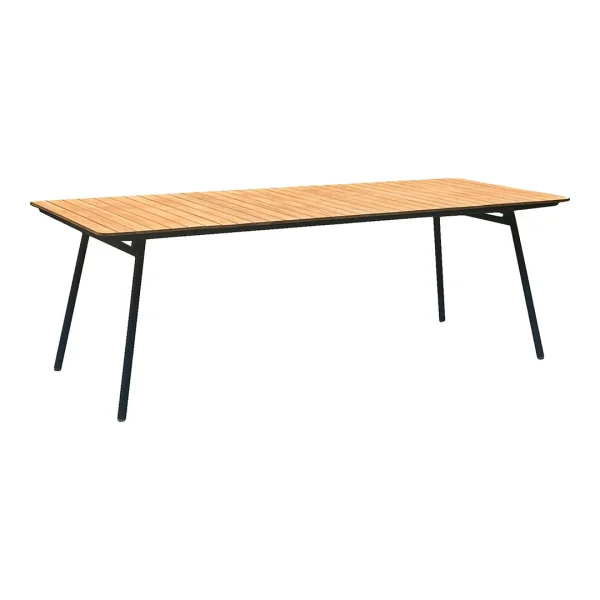 Cleveland Gartentisch Teak, schwarz.