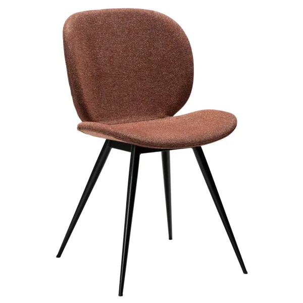 Cloud Dan-Form Esszimmerstuhl Bouclé Bordeaux.