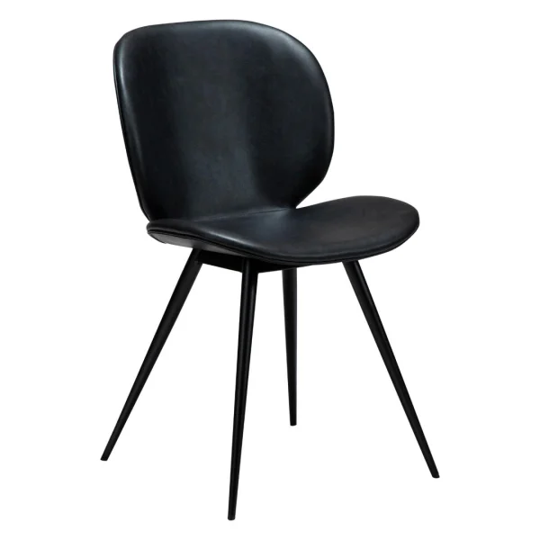 Cloud Esszimmerstuhl PU-Kunstleder schwarz.