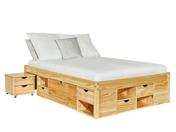 Cluse Bett 180x200 cm natur.