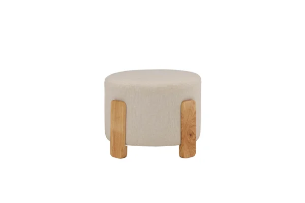 Coffey Pouf, Hocker Ø52,5cm braun.