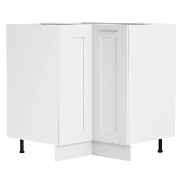 Colura Küchenunterschrank , Eckschrank 1 Tür weiß.
