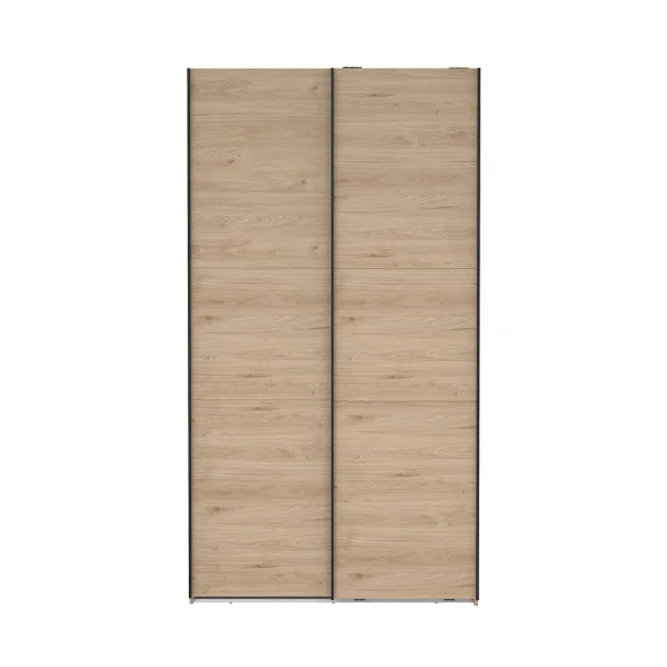 Como Schiebetürenschrank 2 Türen 120x220cm Eiche Dekor.