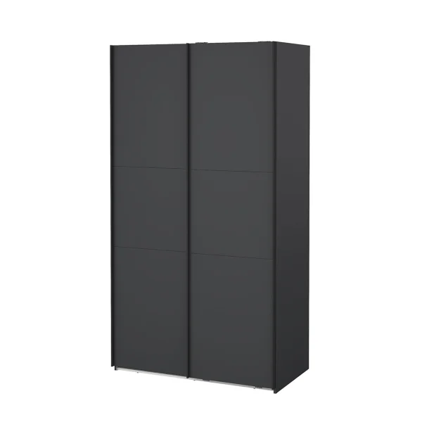 Como Schiebetürenschrank 2 Türen 120x220cm matt grau.