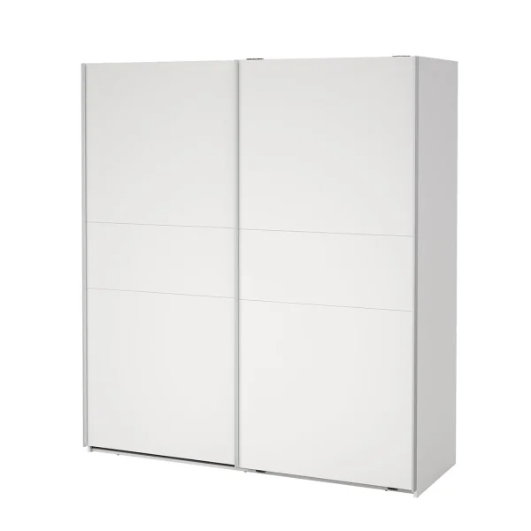 Como Schiebetürenschrank 2 Türen 180x200cm weiß.