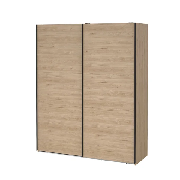 Como Schiebetürenschrank 2 Türen 180x220cm Eiche Dekor.