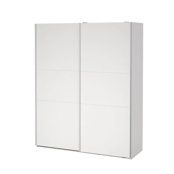Como Schiebetürenschrank 2 Türen 180x220cm weiß.