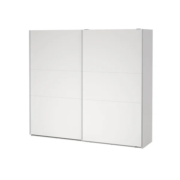 Como Schiebetürenschrank 2 Türen 245x220cm weiß.