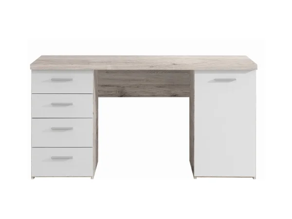 Computerschreibtisch Sandeiche/weiß 145 cm - NET